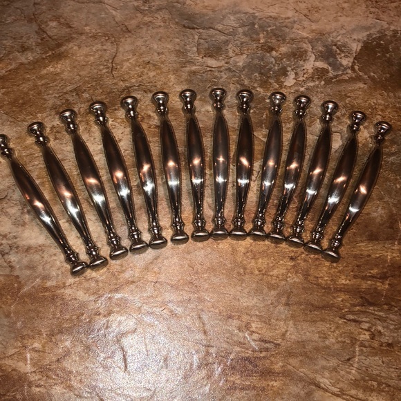 Amerock USA BP854-G9 Drawer Pull Handle Satin Sterling Nickel 3" Center Vtg (14) - Picture 1 of 7